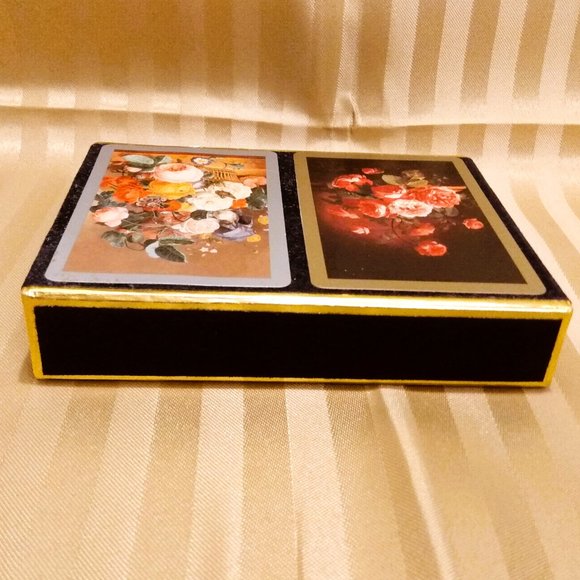 Vintage Congress Double Deck Floral/Roses Playing Cards - Picture 15 of 16
